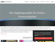 Tablet Screenshot of pdm-solutions.com